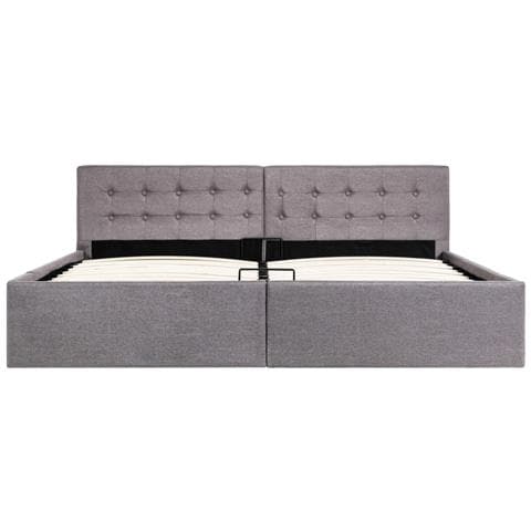 Giroletto Con Contenitore Grigio Talpa In Tessuto 180x200 Cm - Foto 2