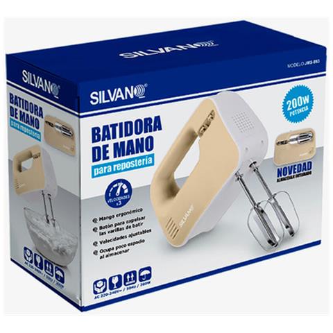 Sbattitore Elettrico, Speciale 200w, 3 Velocità, Manico Ergonomico, Beige - Foto 3