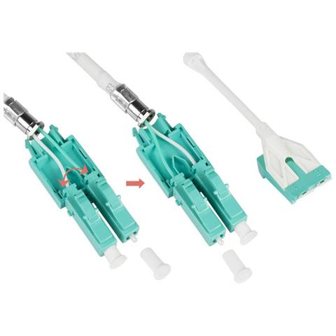 LW-U803LC3 cavo InfiniBand e in fibra ottica 3 m LC Colore acqua - Foto 2
