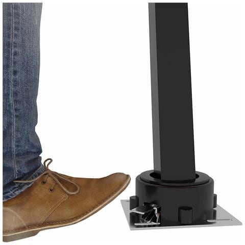 Tenda Retrattile Manuale Autoportante 600x350 cm Blu e Bianca - Foto 10