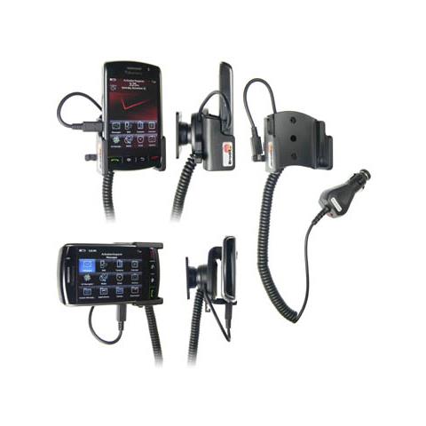 KUDA 6605 Console Portasmartphone In Pelle Per Scania R (2017+) E S (2016+) – Montaggio Stabile Senza Colla, Certificata TUV