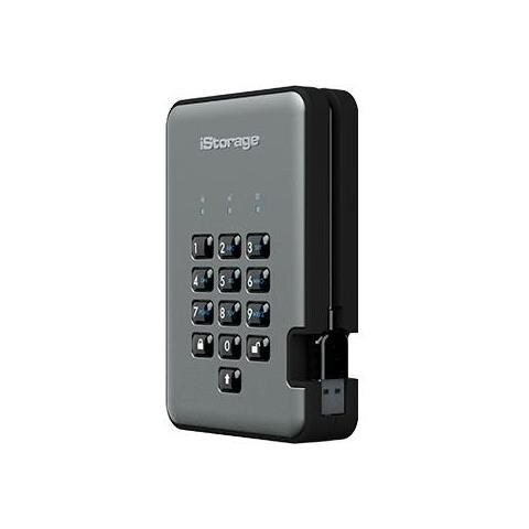 Diskashur Pro2 Disco Rigido Esterno 3000 Gb Nero, Grafite - Foto 1