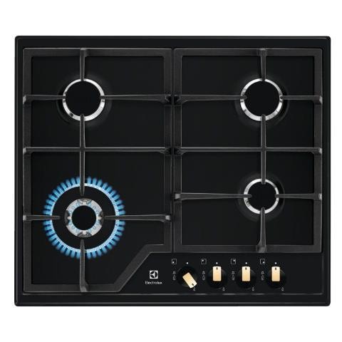 Piano Cottura EGS6436RK a Gas 4 Fuochi Gas Colore Nero - Foto 1