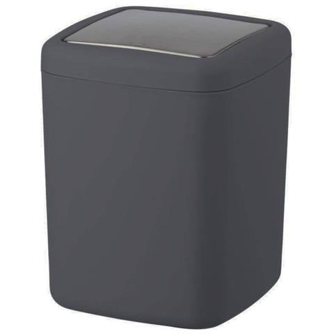 Pattumiera Da Bagno Barcelona, 3 L, Antracite, - Foto 1