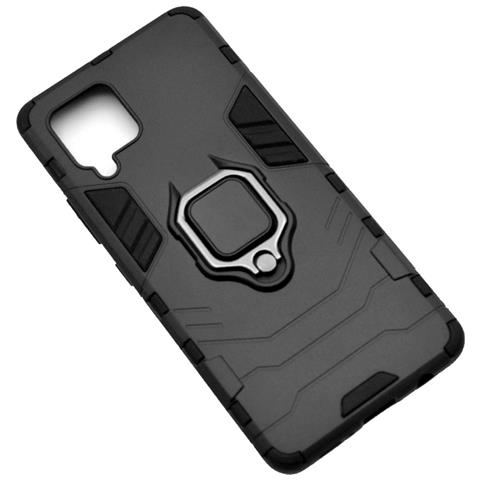 Custodia Alta Protezione Con Anello Per Samsung Galaxy A42 5g A426 Black - Foto 1