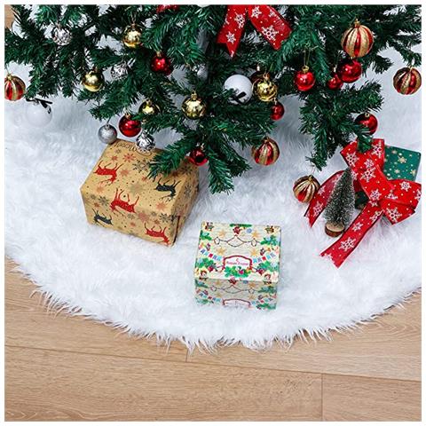 Tappetino Per Albero Di Natale White - Foto 1