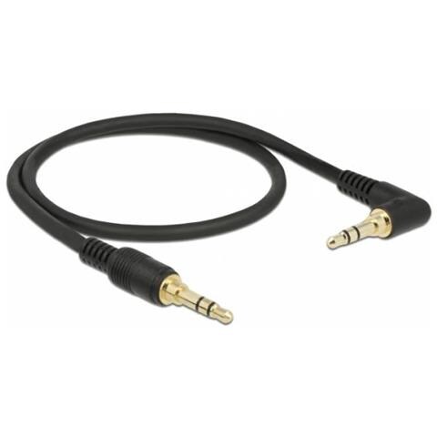 85564 Cavo Audio 0,5 M 3.5mm Nero - Foto 1