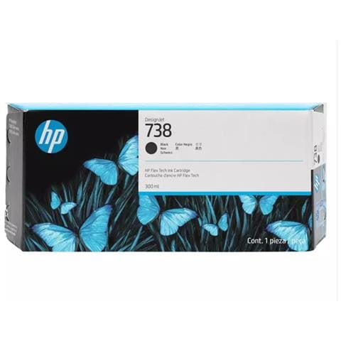 Cartuccia Originale HP 498N8A 738 (Nero 300 Ml) - Foto 1