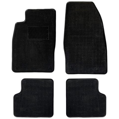 Set Da 4 Tappetini In Gomma Per Auto Compatibili Per Corsa, Adatto A Tutte Le Stagioni, Nero, Sagomati Anteriori E Posteriori - Ka8455 - Foto 1