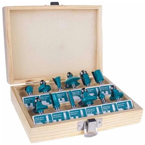 Set Di Frese Da 12 Pezzi (6 Mm) (tacsr0121) - Foto 2