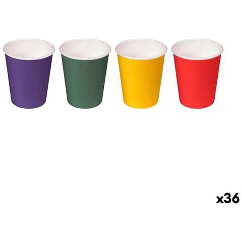 Set Di Bicchierini Da Chicchetto Algon Monouso Cartone Multicolore 40 Pezzi 50 Ml (36 Unità) - Foto 1