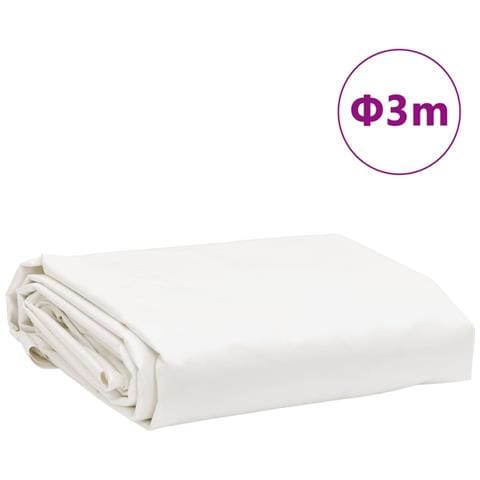 Telone Bianco diametro 3 m 650 g /m² - Foto 9