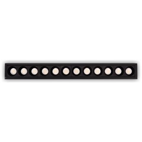 Faretto Ad Incasso Contemporaneo Lika Alluminio Nero Led 19w 3000k Ip20 - Foto 1