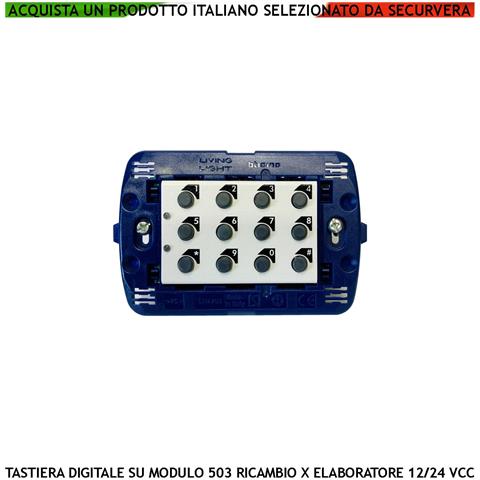 Tastiera Digitale Da Incasso Modulo 503 Ip44 Ricambio Per Elaboratore Kbc O Kbv 2 Led Rosso Verde Gestibili 2 Codici D - Foto 1
