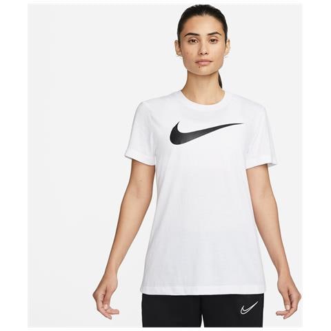 T-Shirt Swoosh Cw6967-100 Donna Taglia L Colore Bianco - Foto 1