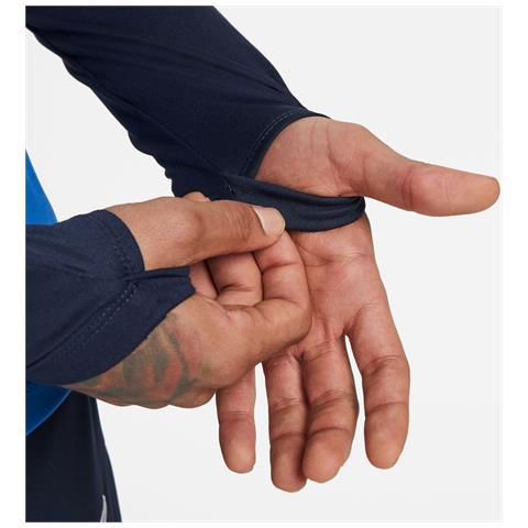 Maglia zip1/4 Academy Pro Dh9230-463 Uomo Taglia Xl Colore Royal Blue - Foto 2