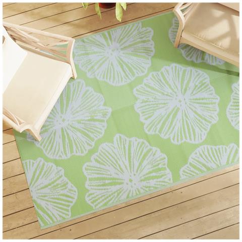 Tappeto Da Esterno Verde 140x200 Cm In Pp - Foto 1