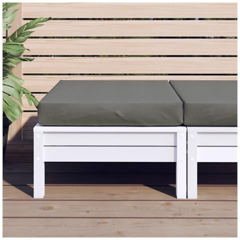 Cuscino Per Pallet Grigio Scuro Mélange 60x60x10 Cm In Tessuto - Foto 3