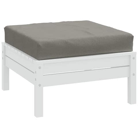 Cuscino Per Pallet Grigio Scuro Mélange 60x60x10 Cm In Tessuto - Foto 1