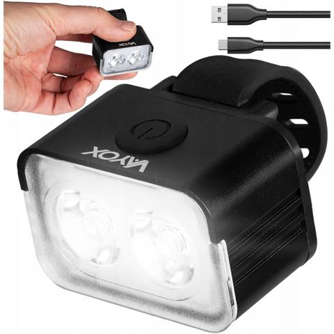 Luce Anteriore Per Bicicletta 300lm 2*led Usb-c Va0153 - Foto 1