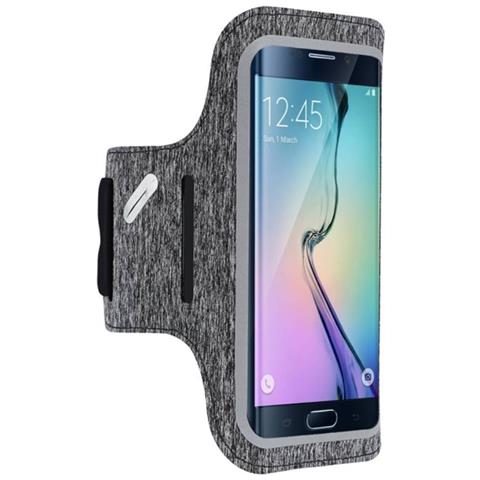 Fascia Da Braccio Sportiva Per Smartphone 4,7"" Universale, Grigio - Foto 2