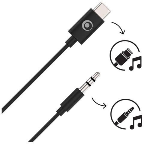 Adattatore Da Jack Audio 3,5 Mm A Usb-c, Nero - Foto 2