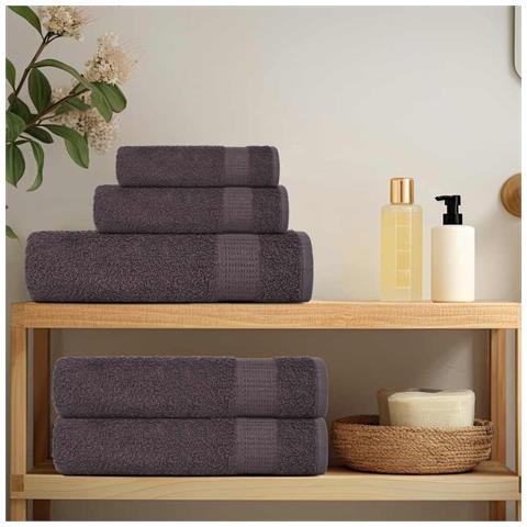 Asciugamani Da Bagno 4 Pz 100x150 Cm 360 G/m 100% Cotone - Foto 3