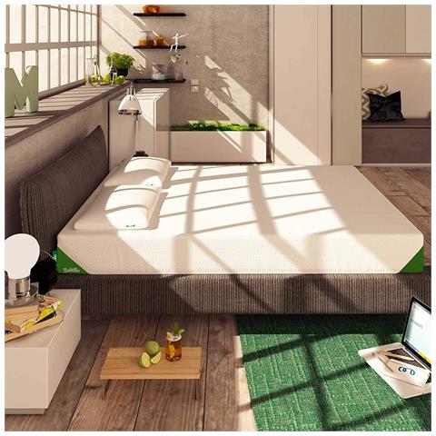 Materasso Memory Foam Mojito 20 cm con Fodera Sfoderabile, Matrimoniale misura 170x190 cm - Foto 2