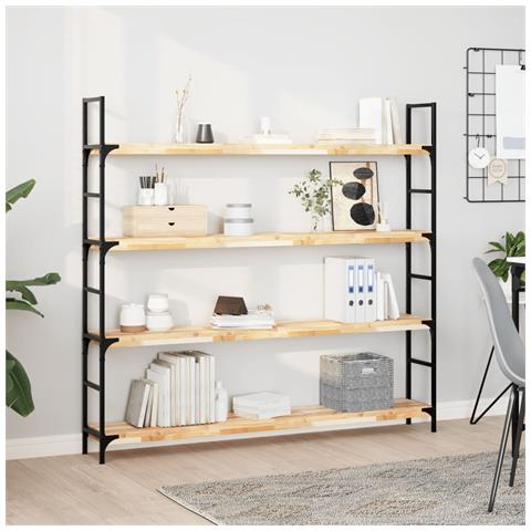 Mensole Da Parete 2 Pz 140x20x4 Cm Legno Acacia Non Trattato - Foto 1