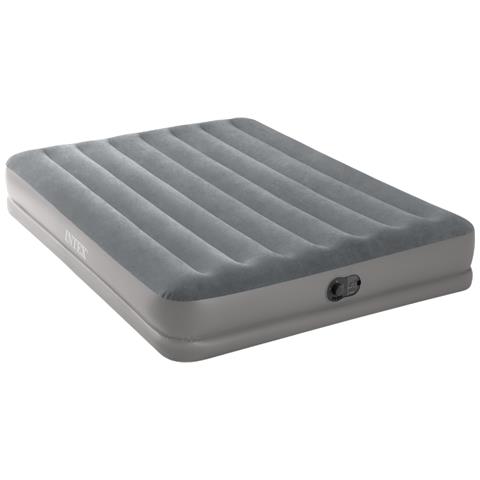 Set Materassino Gonfiabile - 203x152x30 Cm - Grigio - Include Accessori Coordinati Cb15 - Foto 2