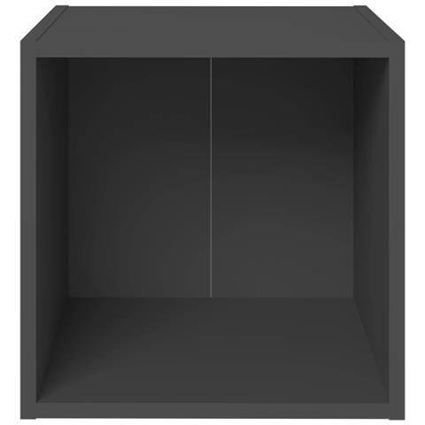 Mobile Porta Tv Grigio 37x35x37 Cm In Legno Multistrato - Foto 2