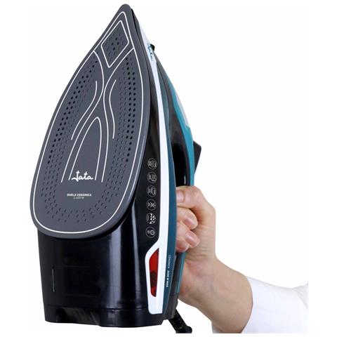 Ferro a Vapore JEPL1221 Piastra in Ceramica Capacità 0.35 Litri Potenza 2400 W Colore Nero Blu Grigio Bianco - Foto 6