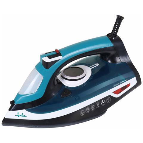 Ferro a Vapore JEPL1221 Piastra in Ceramica Capacità 0.35 Litri Potenza 2400 W Colore Nero Blu Grigio Bianco - Foto 1