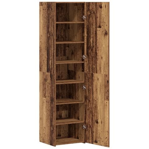 Highboard Legno Antico 45x42.5x185 cm Legno ingegnerizzato - Foto 1