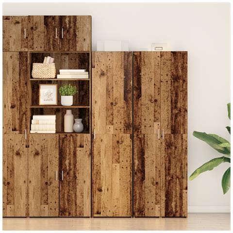 Highboard Legno Antico 45x42.5x185 cm Legno ingegnerizzato - Foto 2
