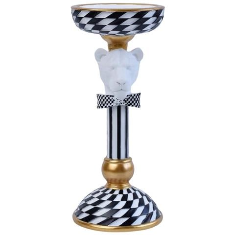 Candelabro Mosaico Animale: Elegante Decorazione Per La Casa In Stile Nordico White - Foto 1