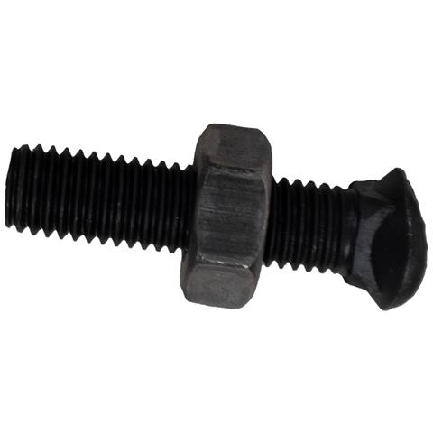 Bullone Testa Ovale M10x45 Con Dado Confezione Da 100 Pezzi - Foto 2