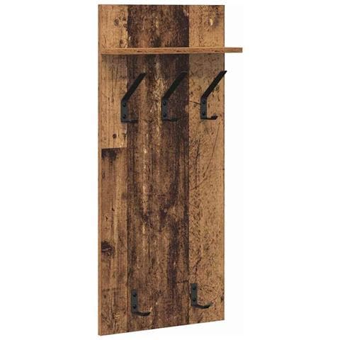 Appendiabiti a muro Legno vecchio 90 x 40 x 10 cm - Foto 1
