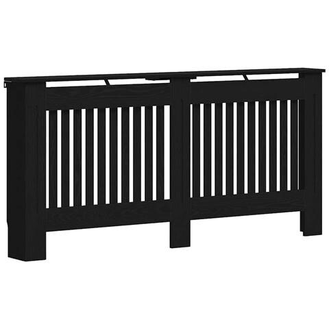 Copertura per radiatori Rovere Nero 172 x 19 x 81,5 cm - Foto 1