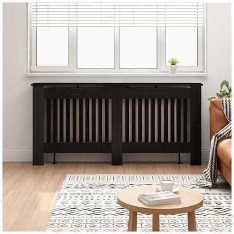 Copertura per radiatori Rovere Nero 172 x 19 x 81,5 cm - Foto 2