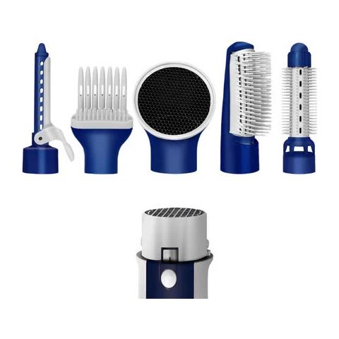 Spazzola Asciugacapelli 5 In 1 Accessori Intercambiabili Ceramica E Ioni New - Foto 3