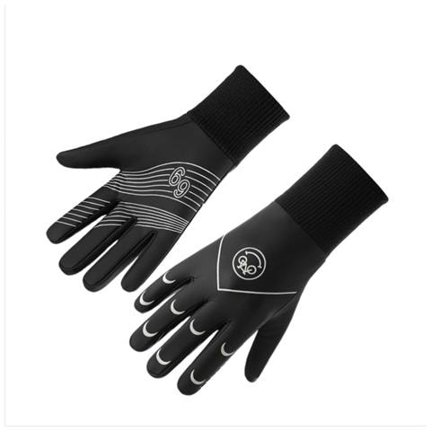 Guanti Da Ciclismo Invernali Impermeabili, Antivento, Termici E Touchscreen Black - Foto 4