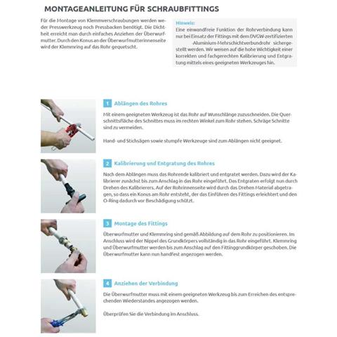 Raccordo A Vite Angolo 20mm X 3/4 - Foto 2