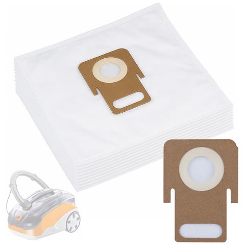 Sacchetti Sostitutivi Per Aspirapolvere Thomas - 5 Strati Antiallergici | Dimensioni 310x300 Mm, Ø 55 Mm | Compatibile Con Modelli Thomas Aqua+ - Foto 1