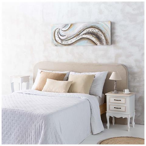 Quadro Dipinto A Mano Con Rilievo Multicolore 40x120x3h Cm - Foto 2