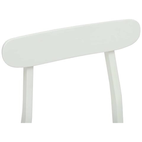 Sedia da pranzo 2 pcs Bianco 43 x 44,5 x 77 cm - Foto 9