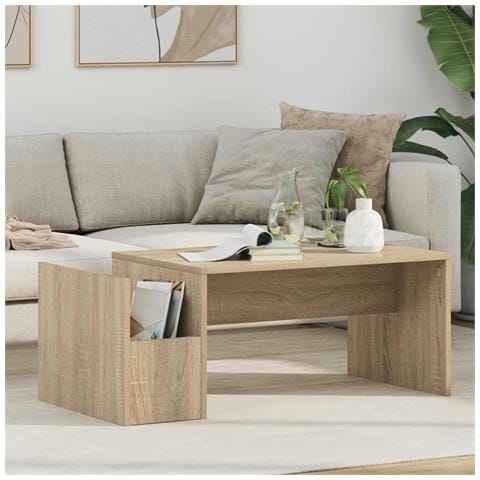 Tavolino da salotto Rovere Sonoma 90 x 45 x 35 cm - Foto 2