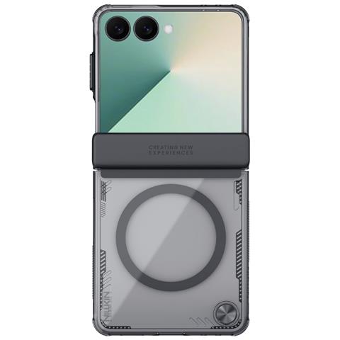 Cover per Galaxy Z Flip7 5G - TPU+PC, Nero - Foto 2