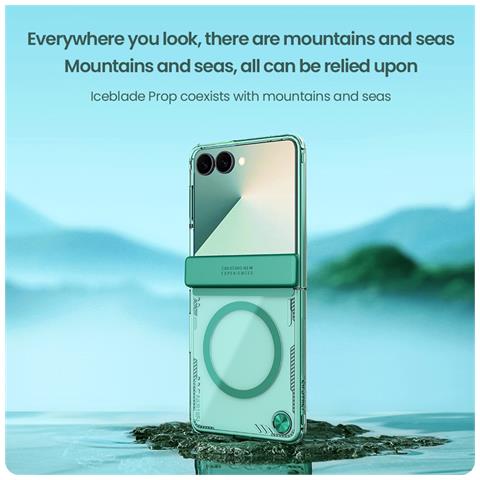 Cover per Galaxy Z Flip7 5G - TPU+PC, Nero - Foto 4