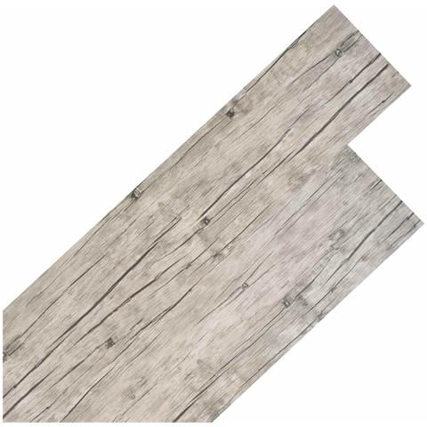 Tavole per Pavimenti 18 pcs Grigio 5,26 m² PVC - Foto 1